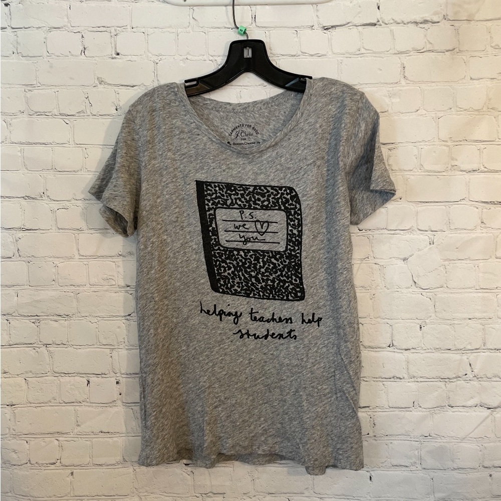 J. Crew teacher tee shirt